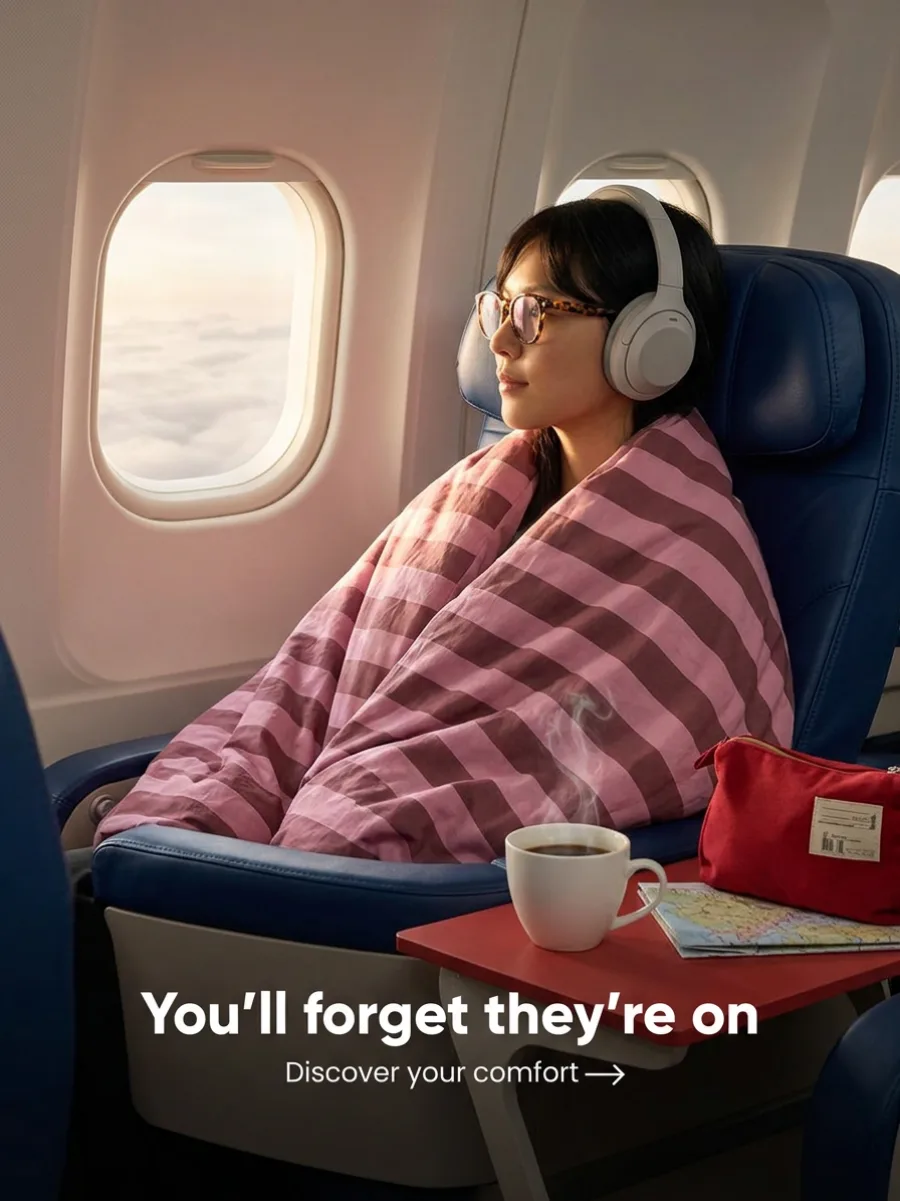 Lifestyle ad: You'll forget they're on